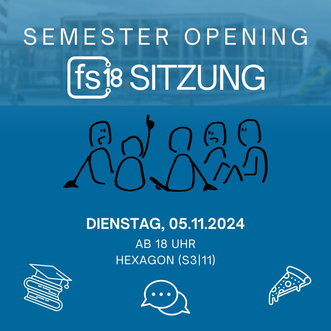 Poster für die Semester Opening Sitzung im Wintersemester 2024